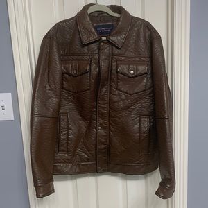 Bomber Jacket distressed brown